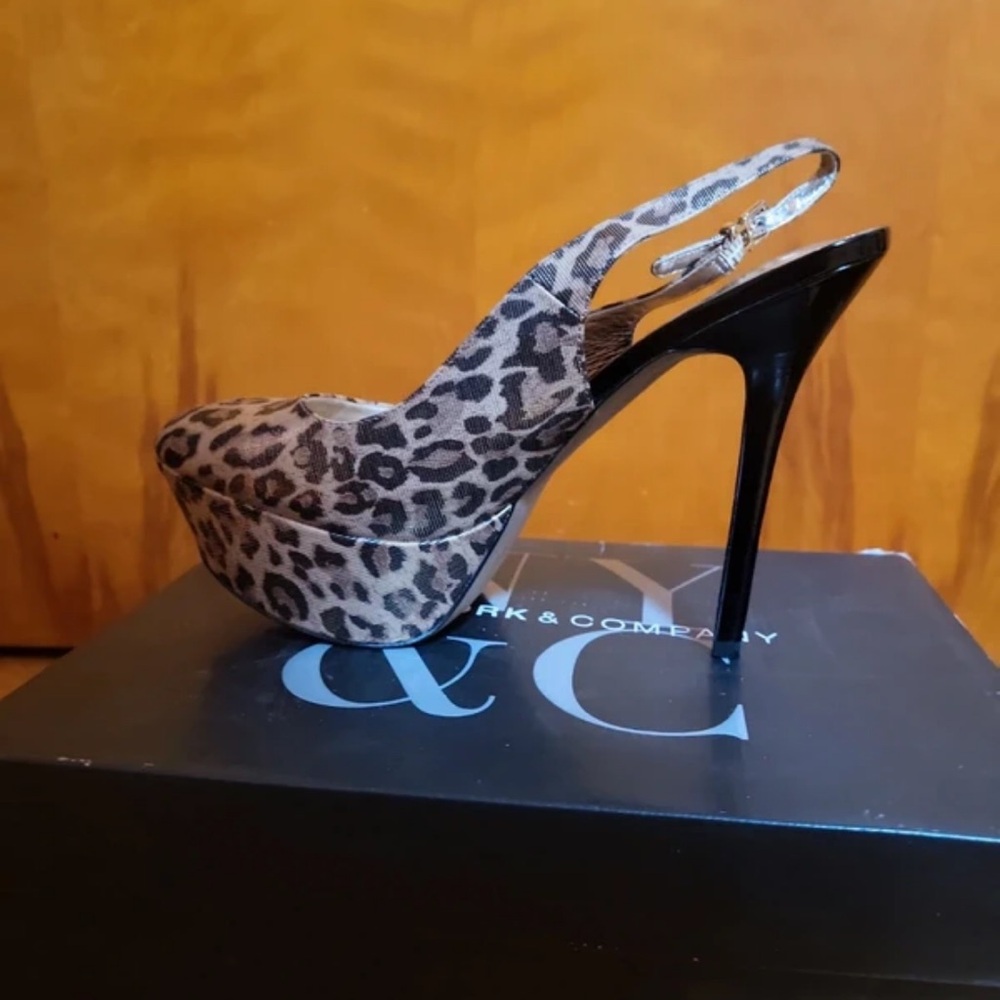 New York & Company Leopard Print Heels